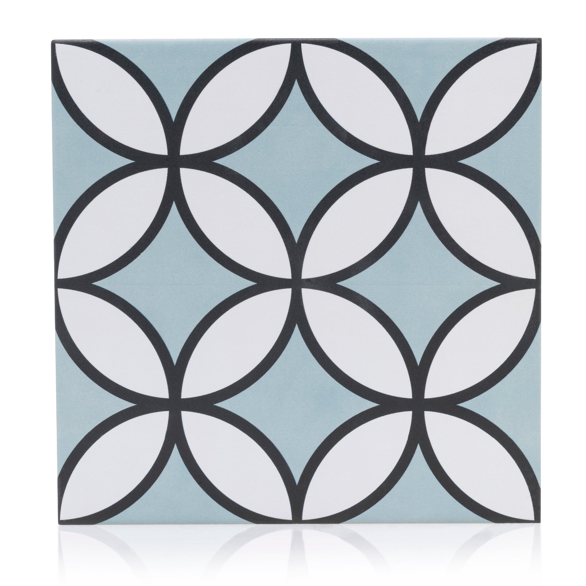 8x8 Bold Mint porcelain tile - Industry Tile